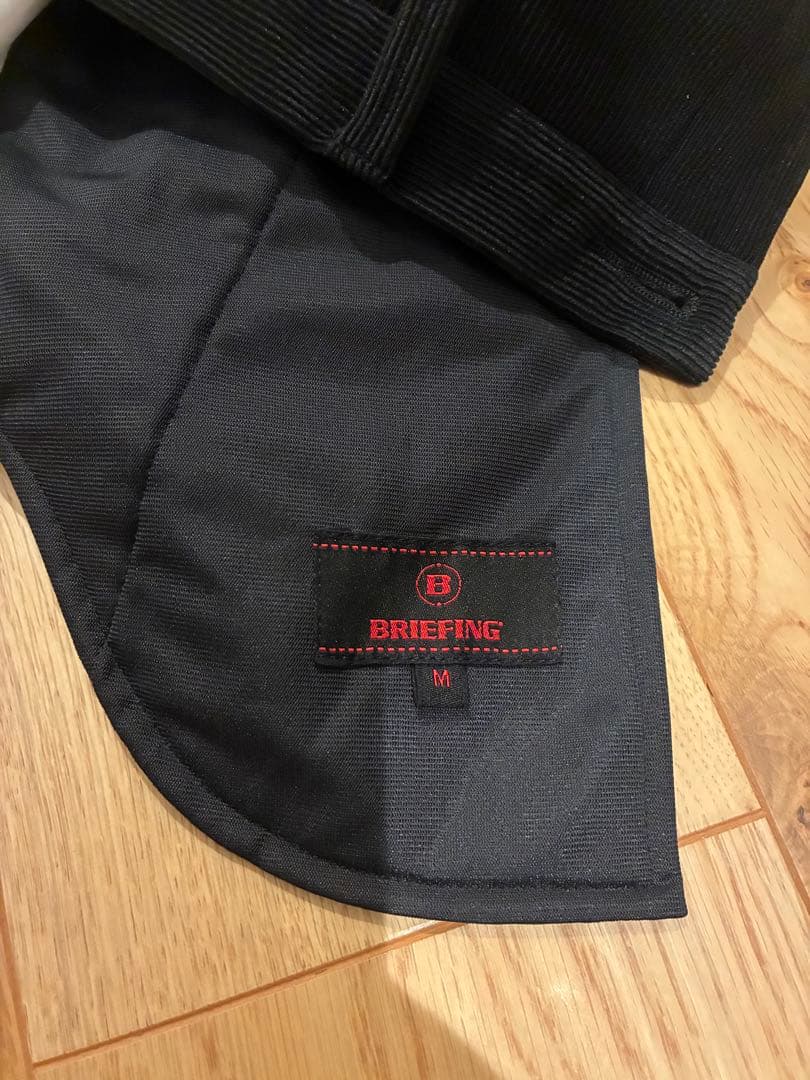 BRIEFING GOLF コーデュロイ パンツ ブラック