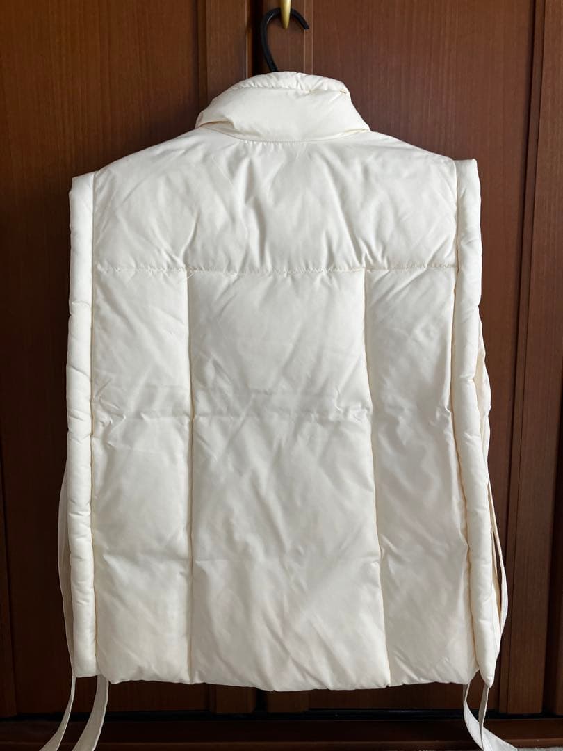 Litmus GANNI shiny puff vestダウンベスト