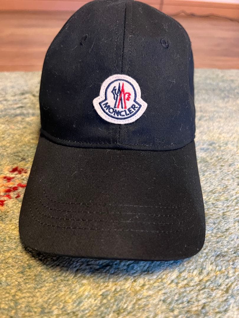 Moncler ブラック ベースボールキャップ