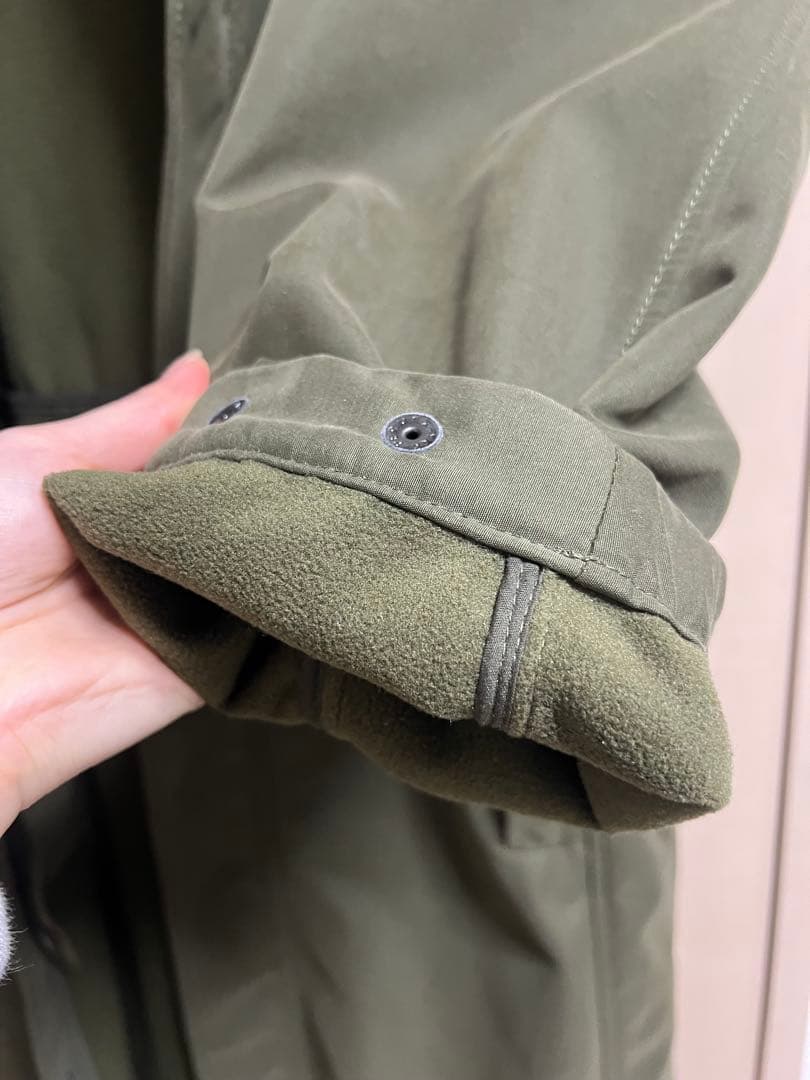 ★美品★spick & span ボンディング フーデッドコート　38