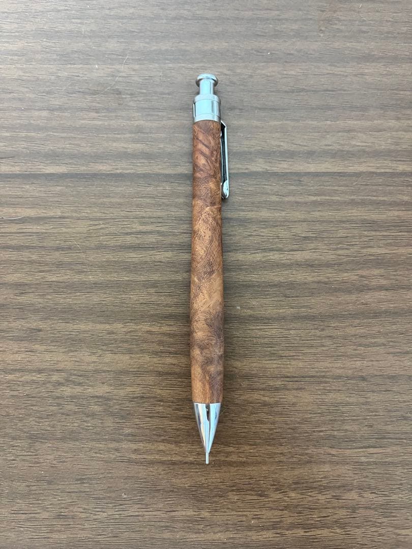 【美品】工房楔　花梨瘤杢　0.5mm 固定式口金