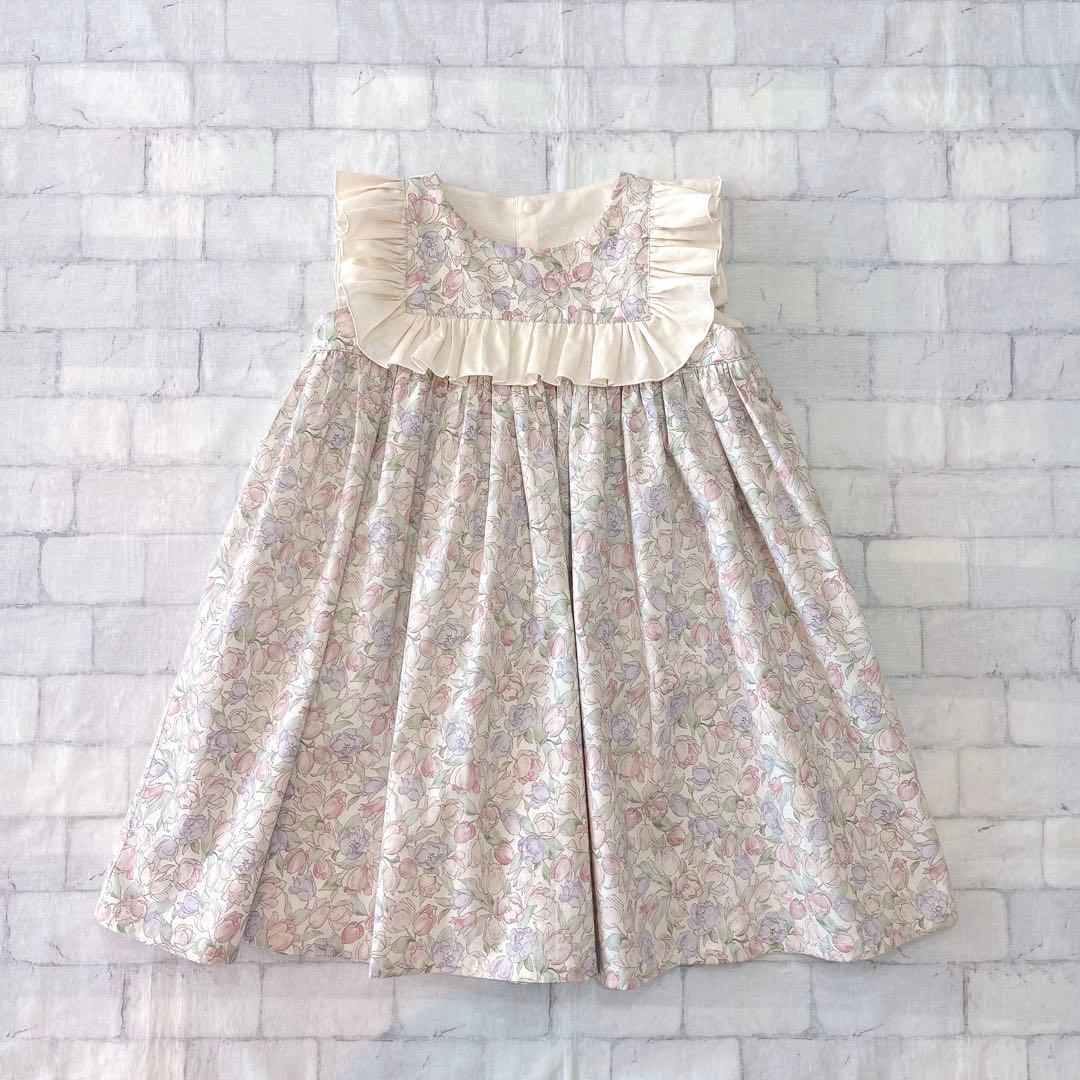 ワンピース　100サイズ　2種類　つけえり　ハンドメイド
