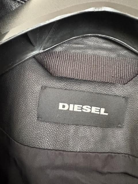 DIESEL バックスタッズ レザーライダースジャケット 定価11万6600円