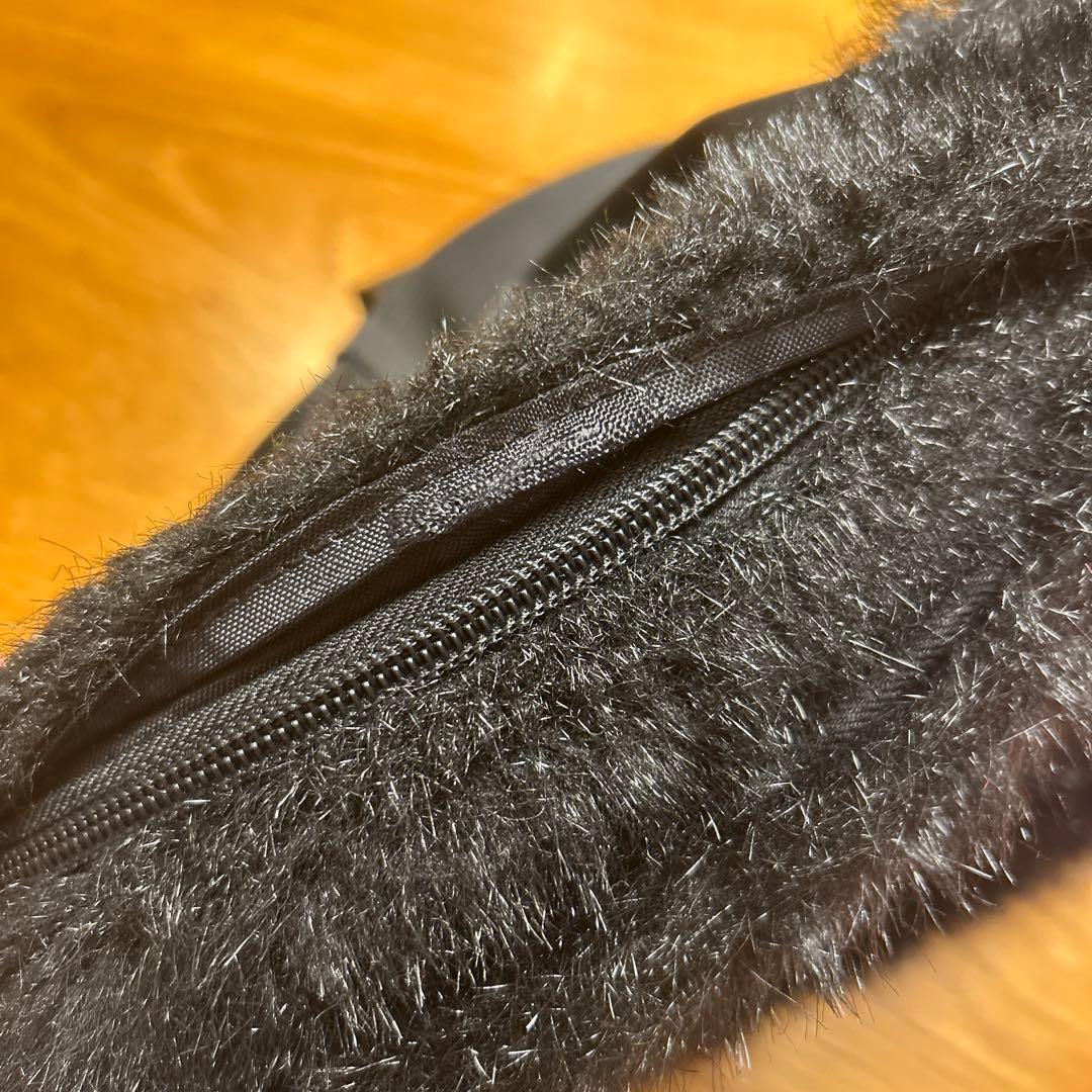 Supreme×TheNorthFace Fur Waist Bag ブラック