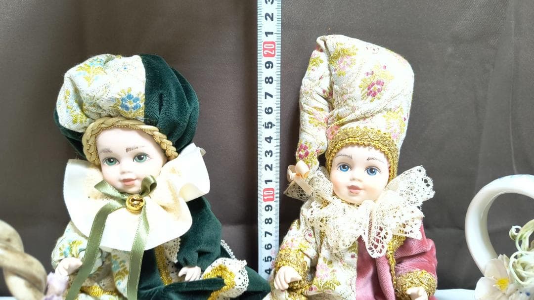 陶花　ビスクドール人形　ドイツ製　Goebel　うさぎティーポット　陶器