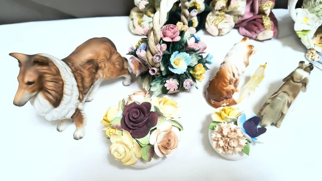 陶花　ビスクドール人形　ドイツ製　Goebel　うさぎティーポット　陶器