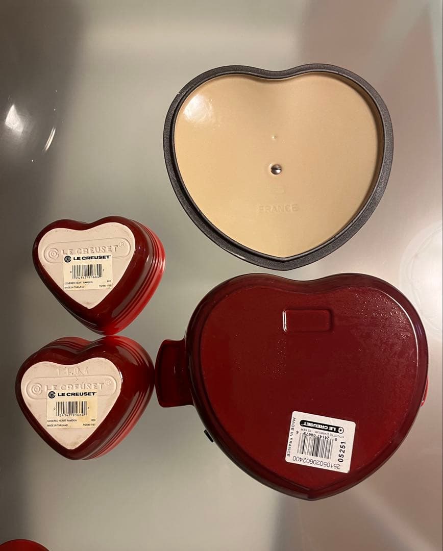 ル・クルーゼ　ハート　鍋　ココット　セット　LE CREUSET