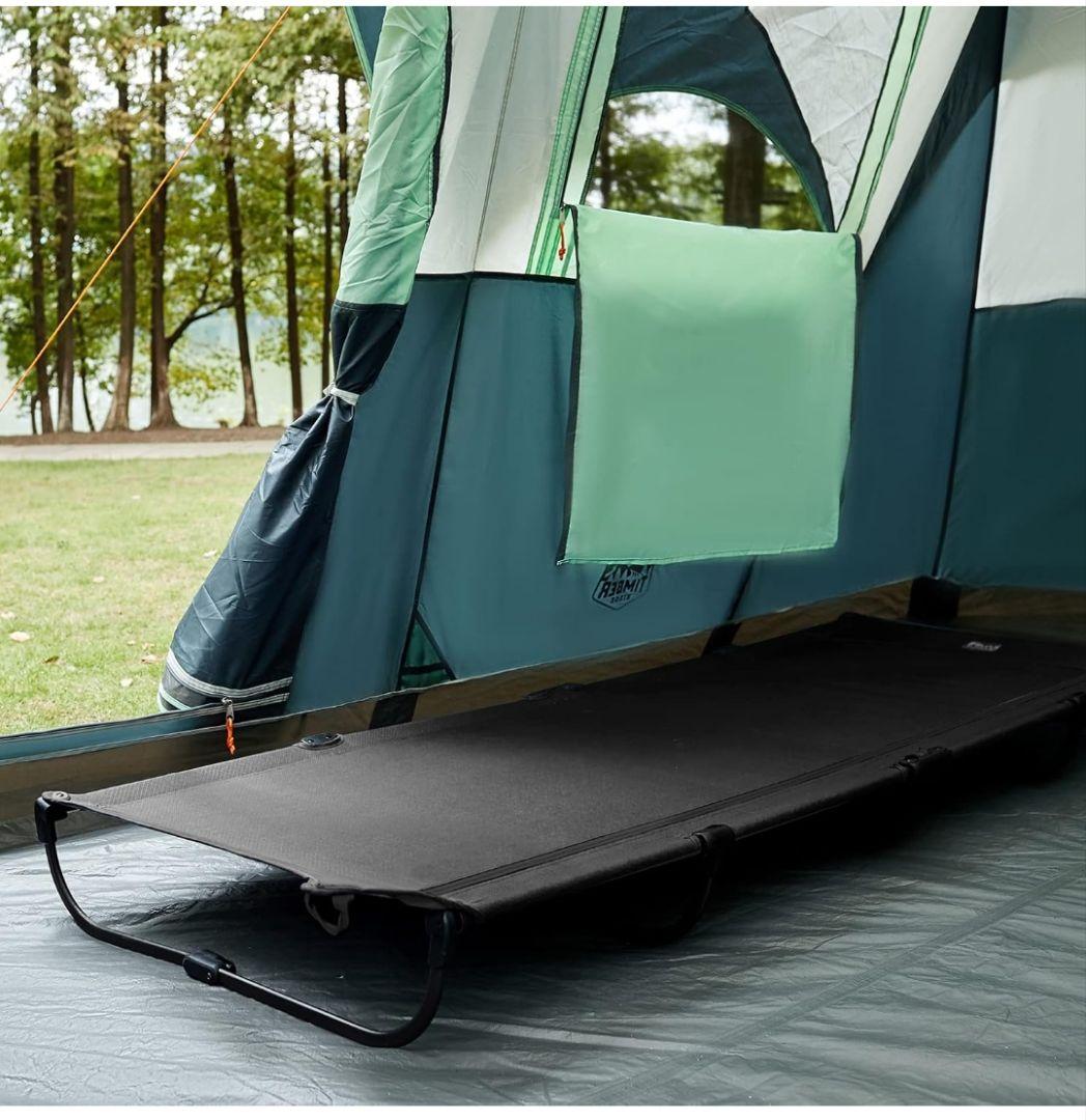 新品未使用品　TIMBER RIDGE キャンプコット ブラック
