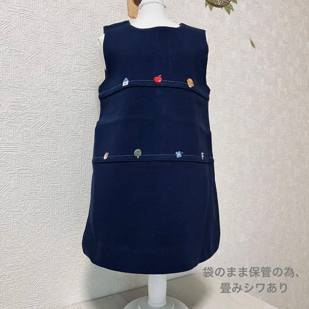 【新品・未使用品】familiar 90cm ワンピースと長袖ブラウスのセット