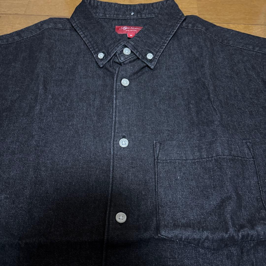 人気　Supreme EMBOSS DENIM ボタンダウンシャツ