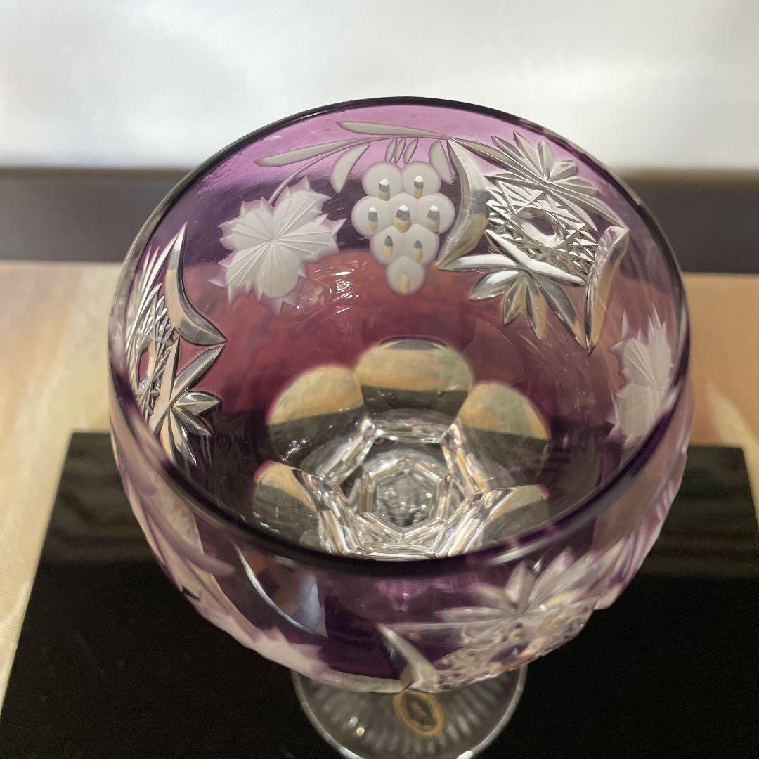CRISTAL DONAU（ハンガリー製）クリスタル ペアワイングラス