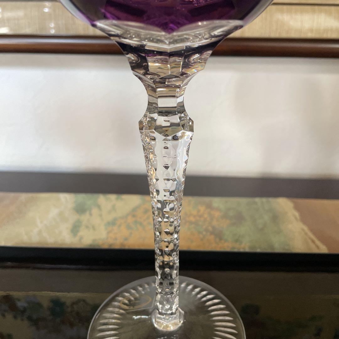 CRISTAL DONAU（ハンガリー製）クリスタル ペアワイングラス