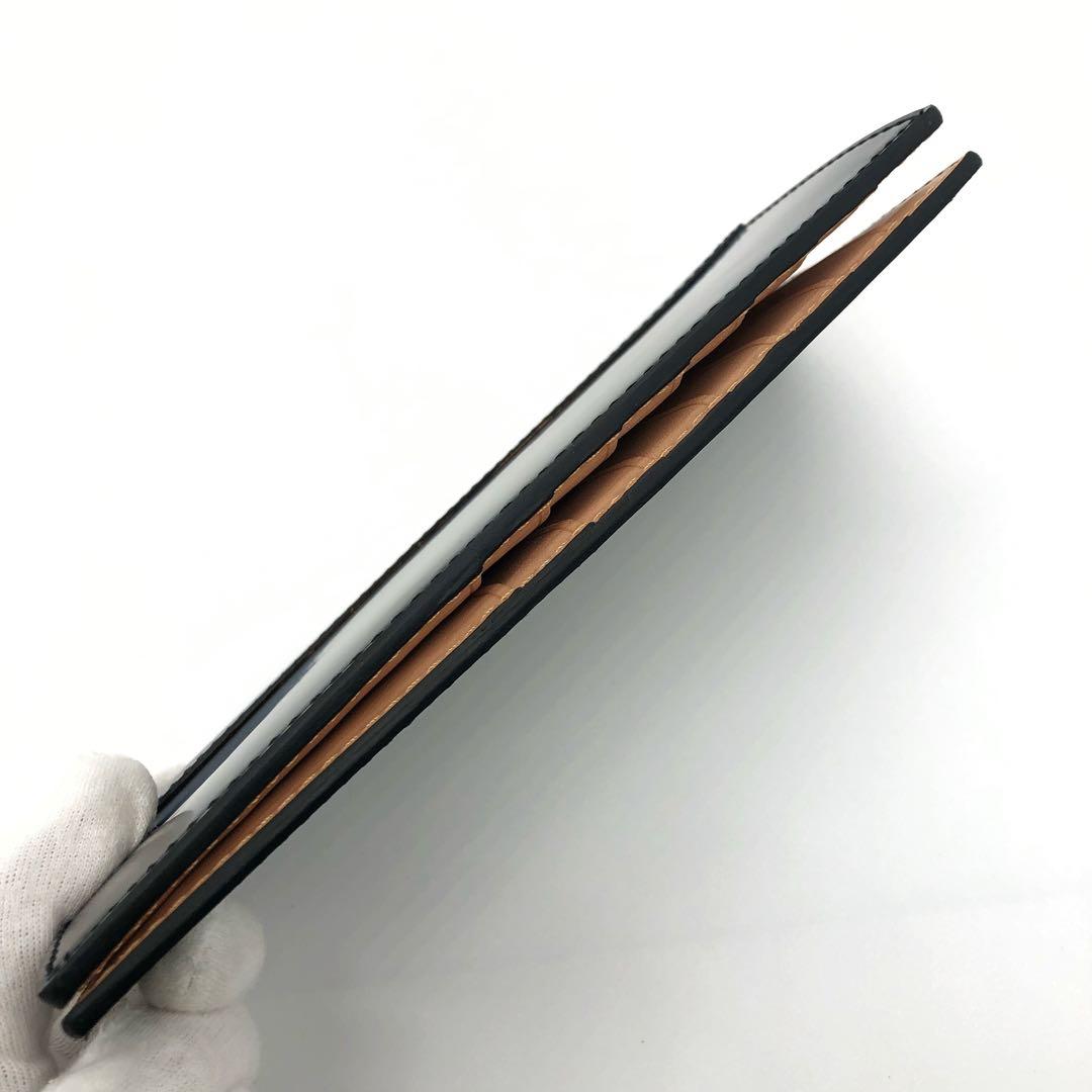 未使用✨大峡製鞄　コードバン　二つ折り長財布 メンズ