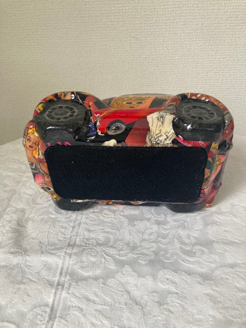 陶器！レア！アンティーク！バービー 車型置物