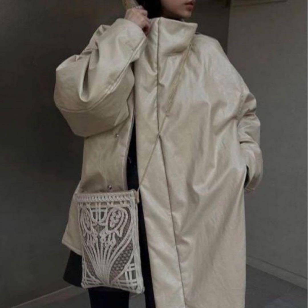 ジャケット・アウター Pasting Like Synthetic Leather Jacket S