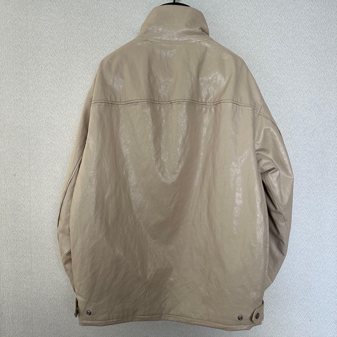 ジャケット・アウター Pasting Like Synthetic Leather Jacket S