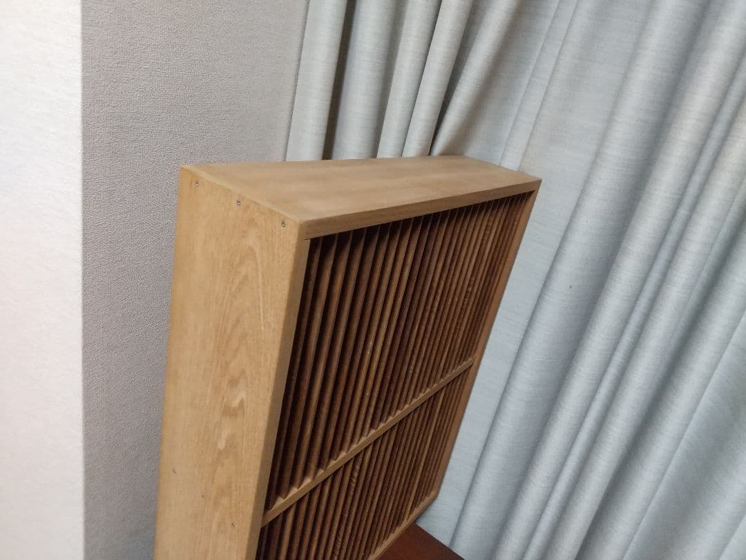 木製CD収納棚100枚 仕切り板シンプル25枚×4段