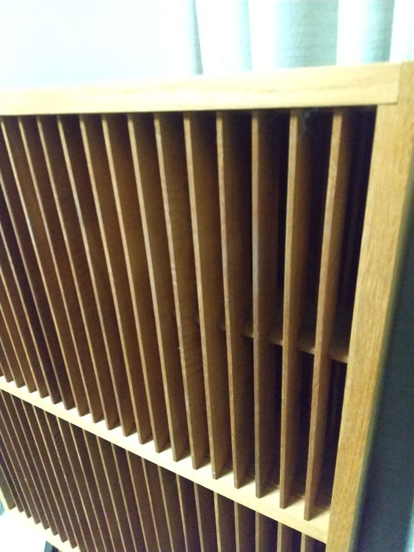 木製CD収納棚100枚 仕切り板シンプル25枚×4段