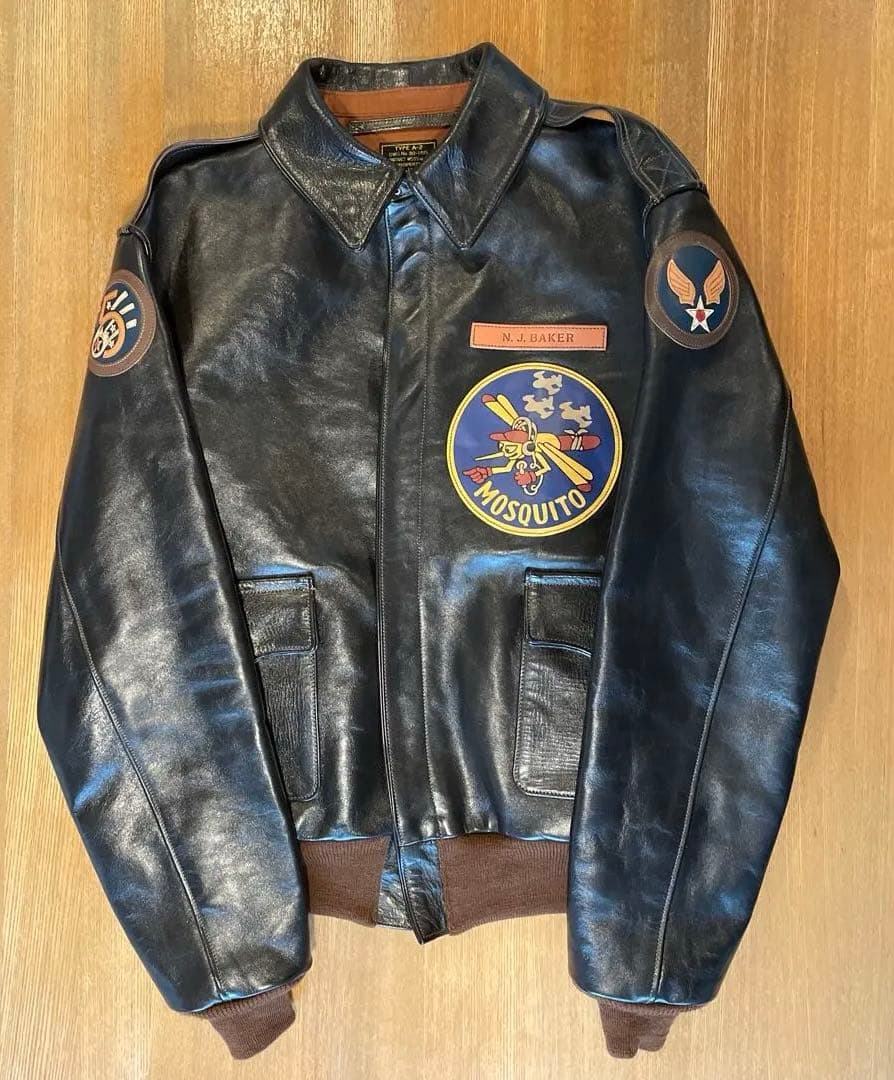 美品　トイズマッコイ　A-2フライトジャケット マリリン・モンロー