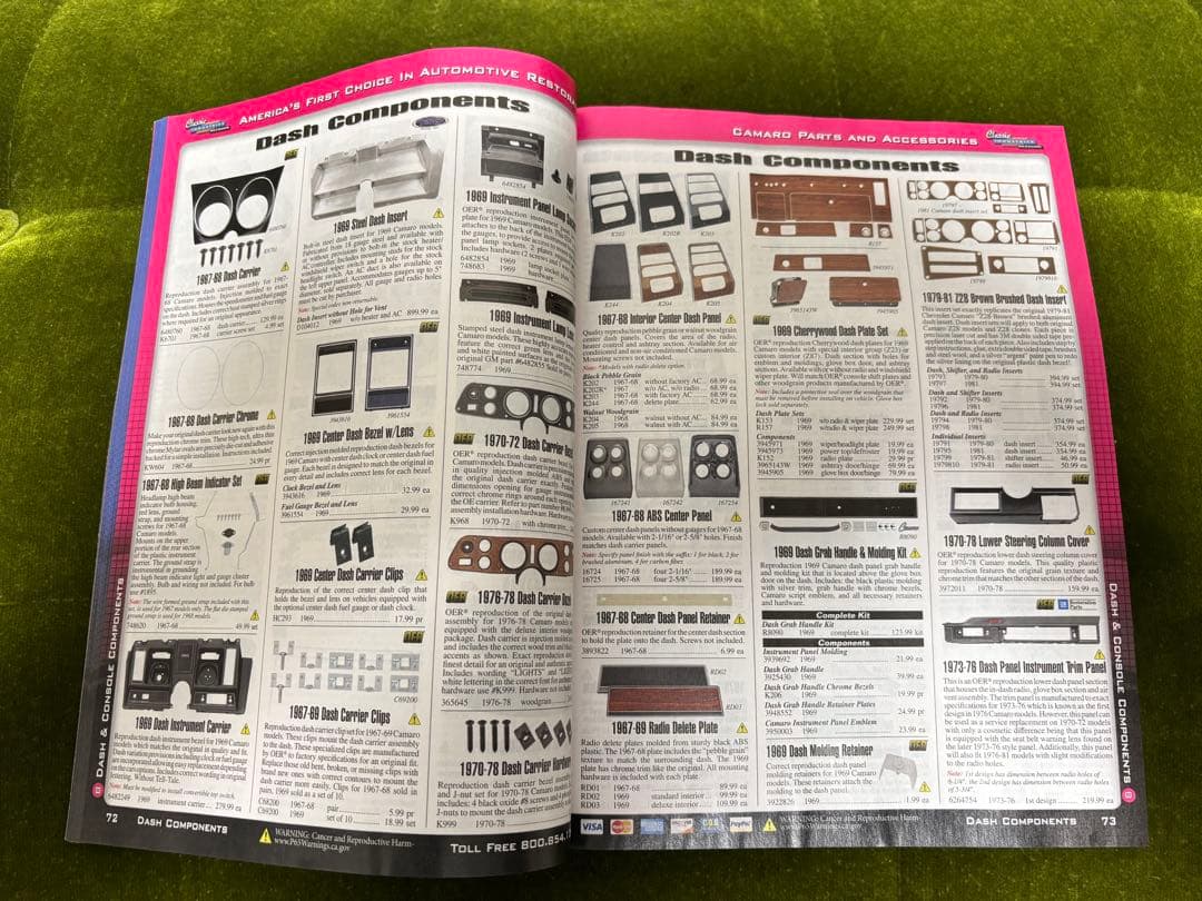 シボレー カマロ 1967-2002年 カタログ ベビカマ サメカマ z28