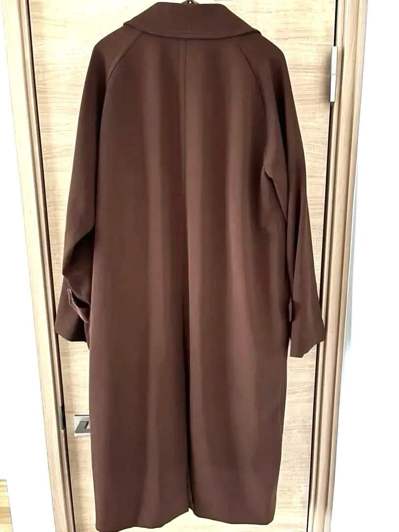 ジャケット・アウター unfil wool gabardine balmacaan coat