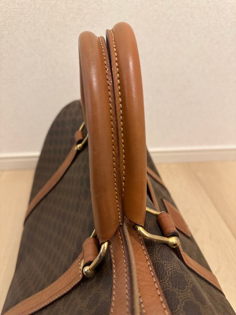 CELINE ボストンバッグ ブラウンレザー