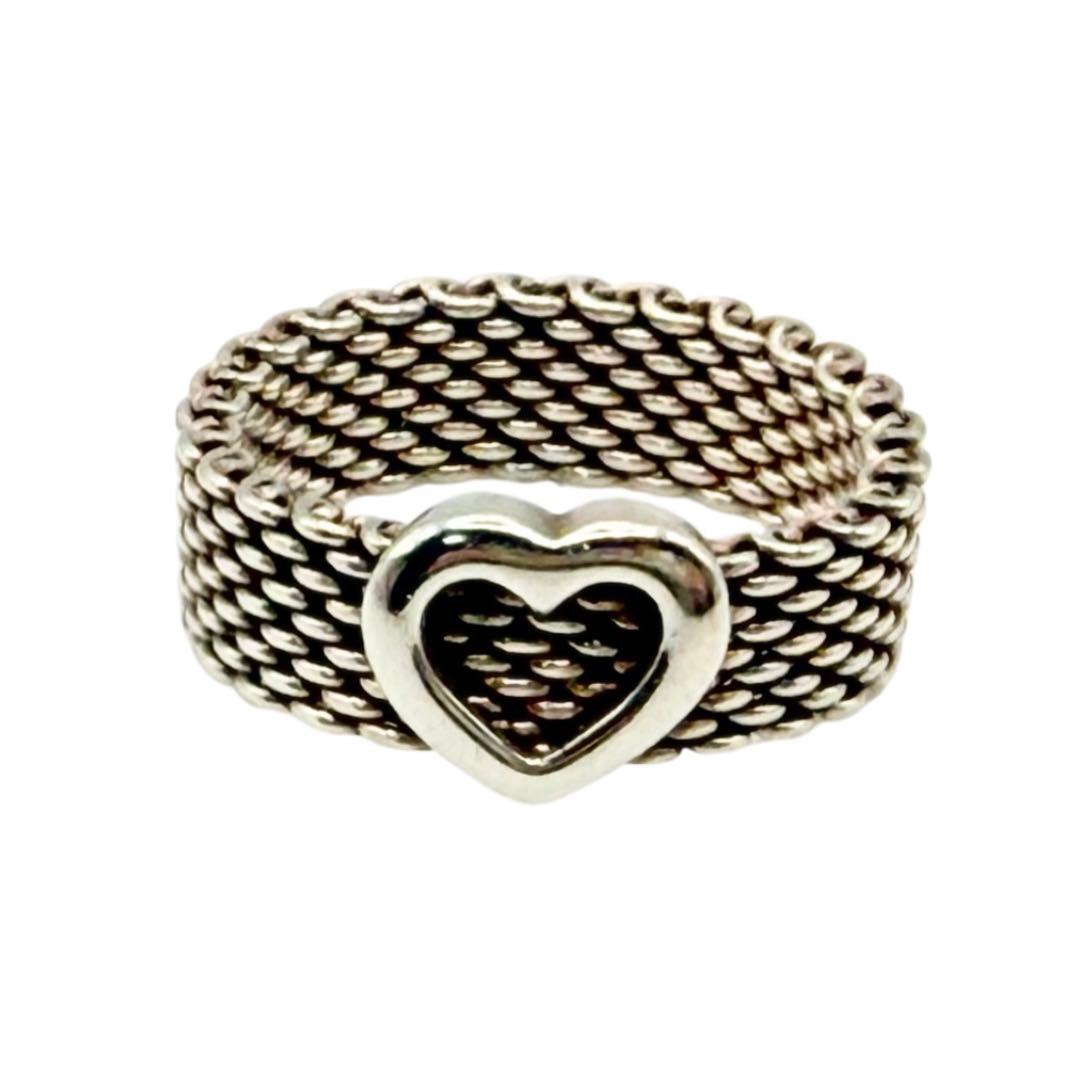 Tiffany & Co. サマセット　ハートリング 925シルバー　15号