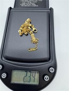 K18 ゴールド リンクチェーン ブレスレット2.34g