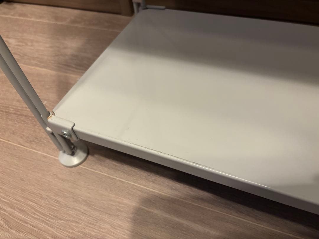 無印良品 スチールユニットシェルフ ライトグレー
