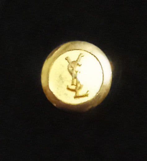 Yves Saint Laurent 黒 ダブルブレストコート M
