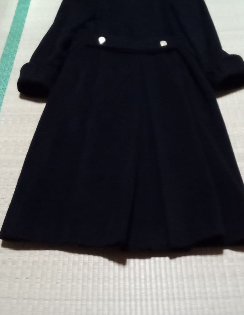 Yves Saint Laurent 黒 ダブルブレストコート M