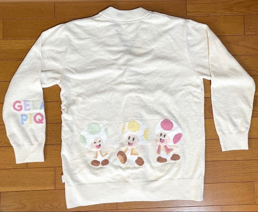 あお⭐︎さま【新品タグ有】ジェラートピケ　キノピオ　カーディガン