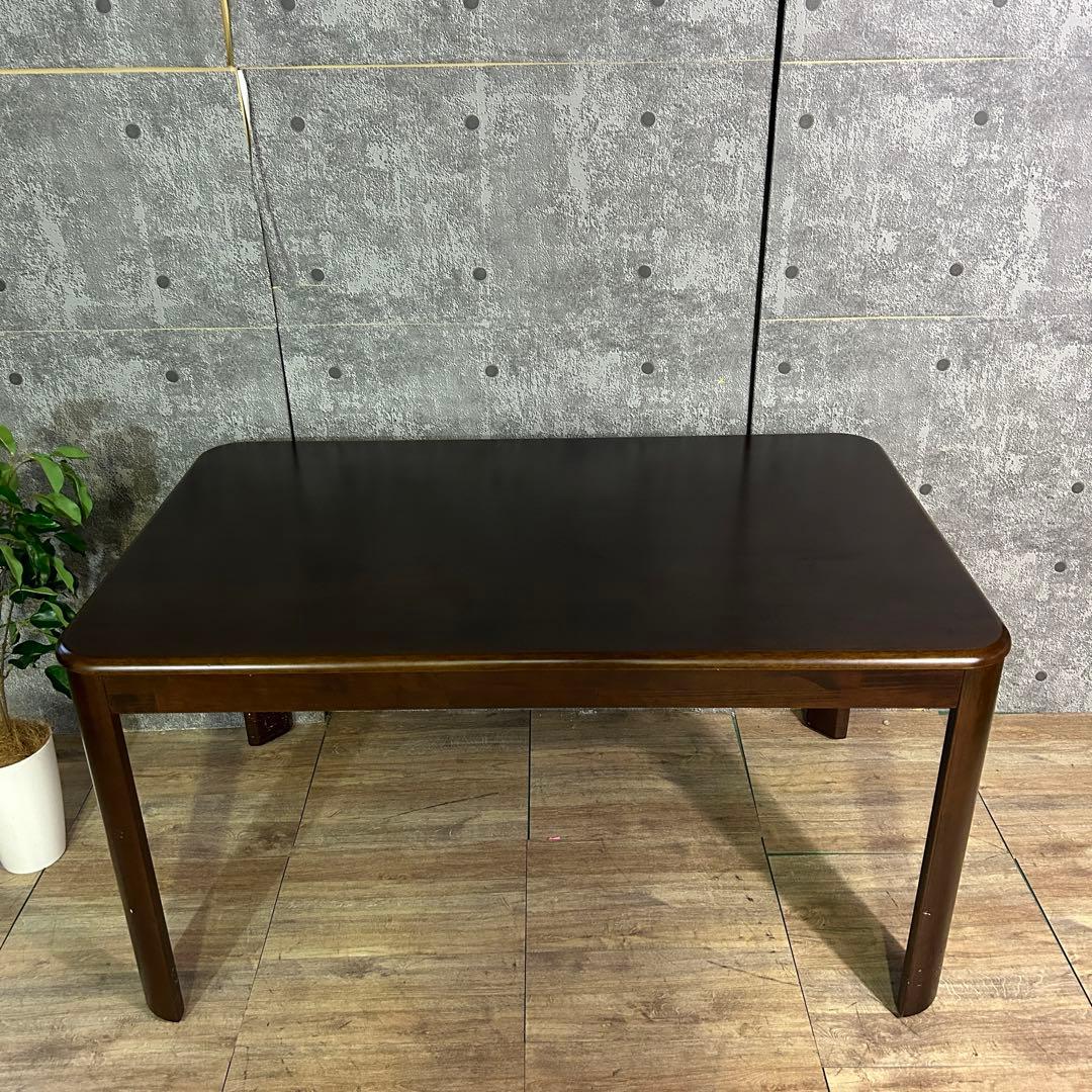 ꧁SEF家具꧂ダイニングテーブル&レザーチェア4脚セット