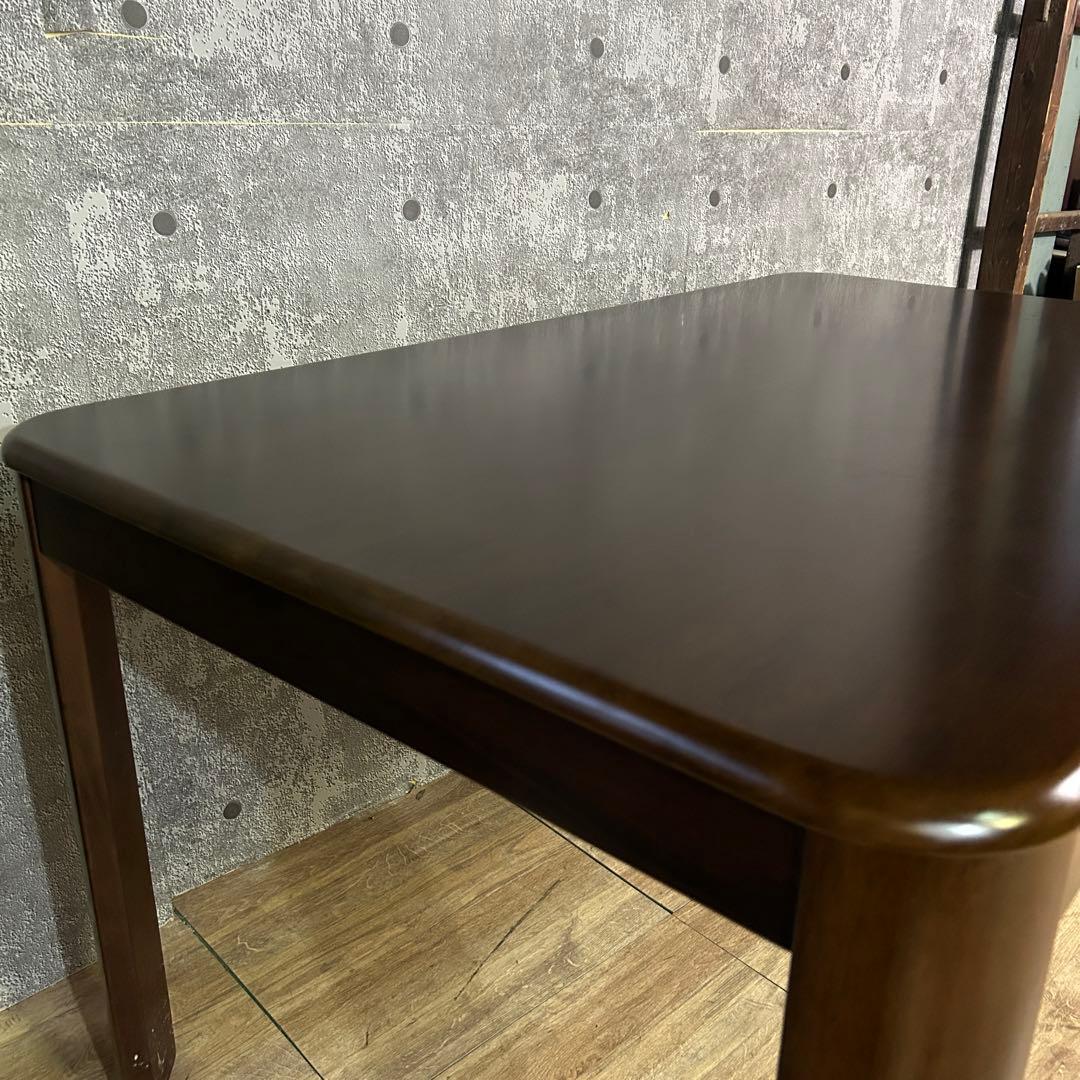 ꧁SEF家具꧂ダイニングテーブル&レザーチェア4脚セット