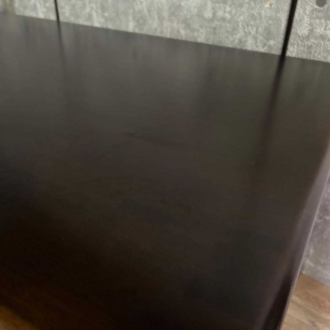 ꧁SEF家具꧂ダイニングテーブル&レザーチェア4脚セット