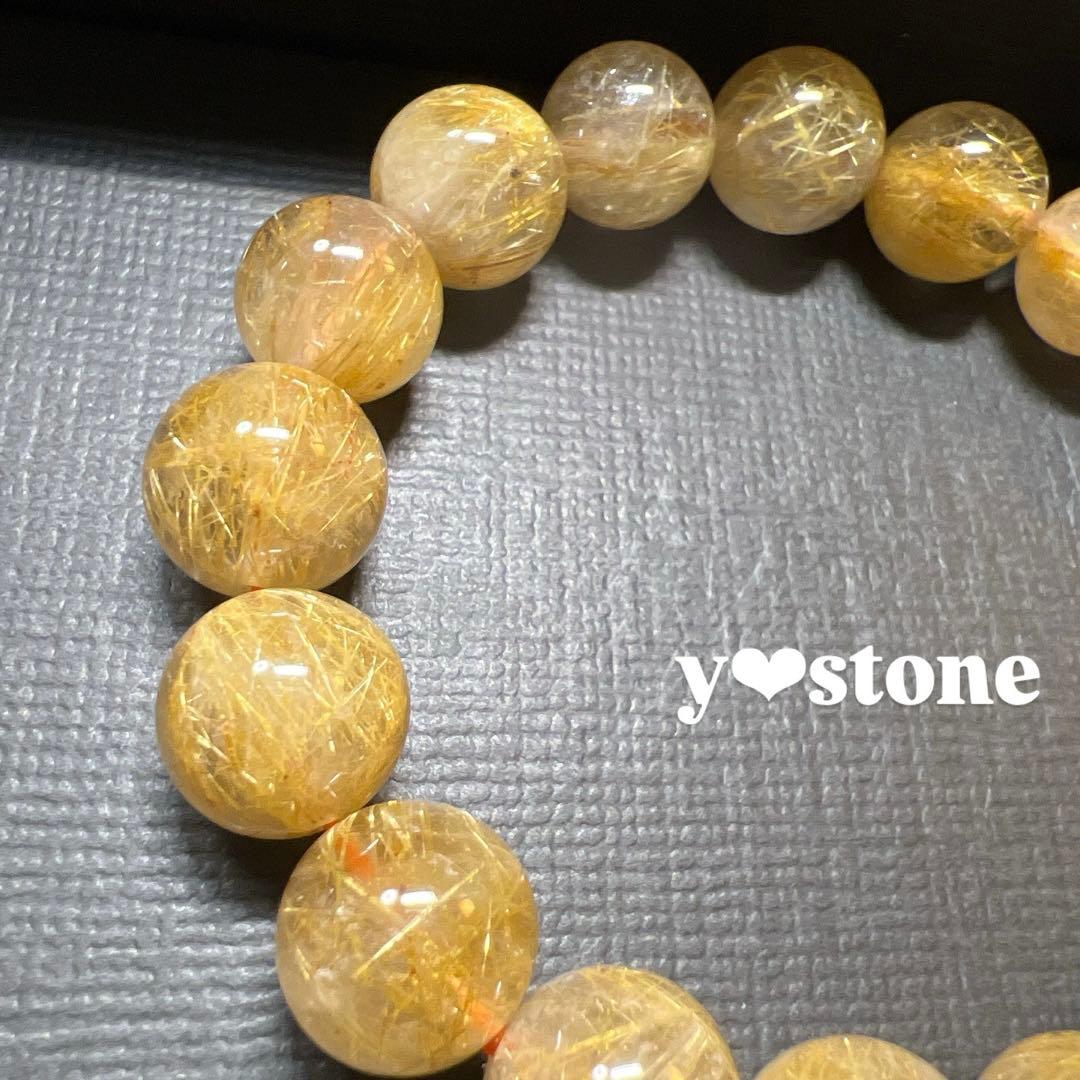 の*の様 ゴールドルチル/タイガールチル/約12.5mm/内径17cm/ブラジル