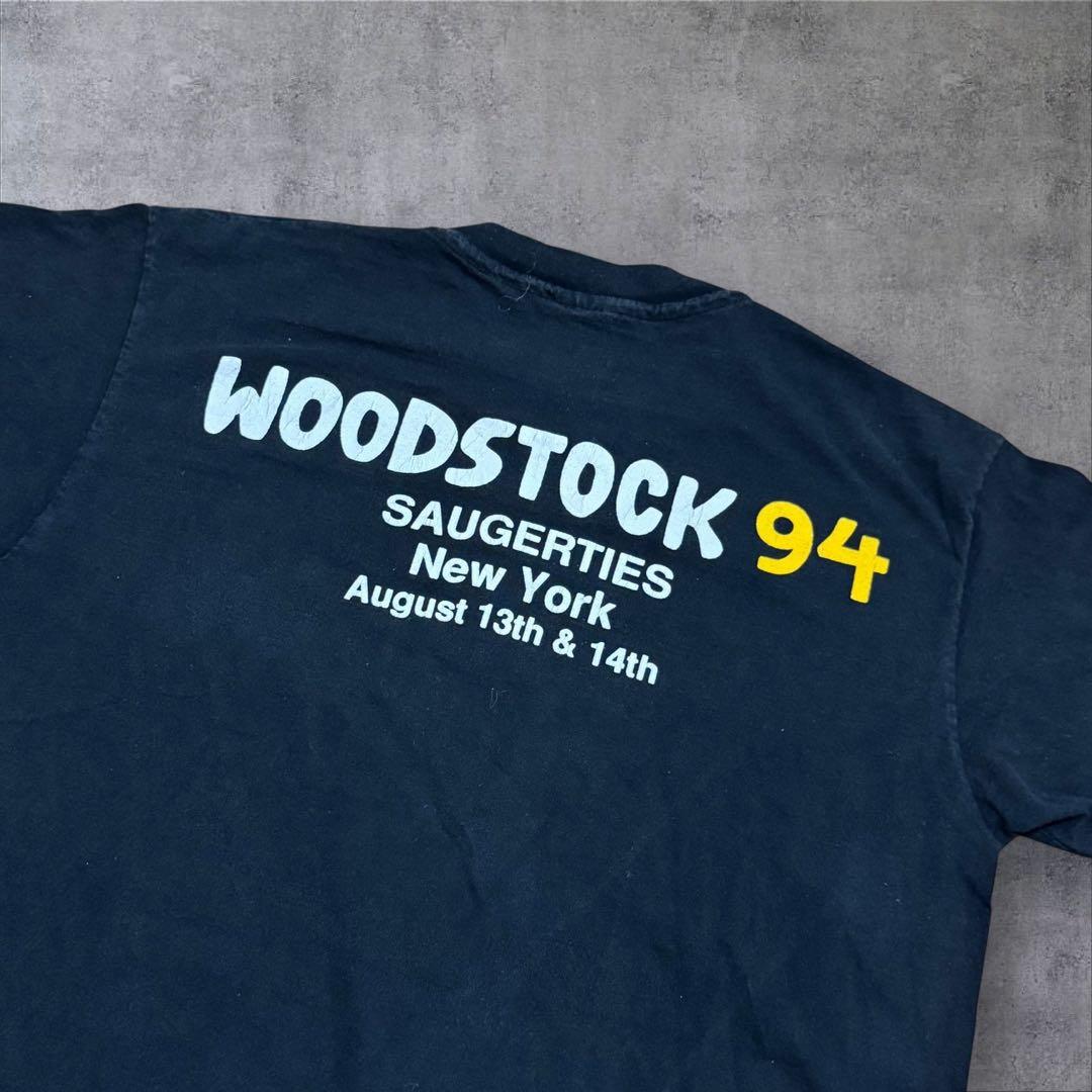 90s WOODSTOCK USA製　木村拓哉　ヴィンテージ Tシャツ バンドT