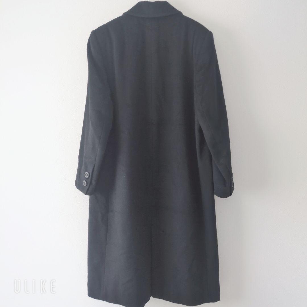 《美品》ハナエモリ　カシミヤ100　XL　チェスターコート　イタリア製