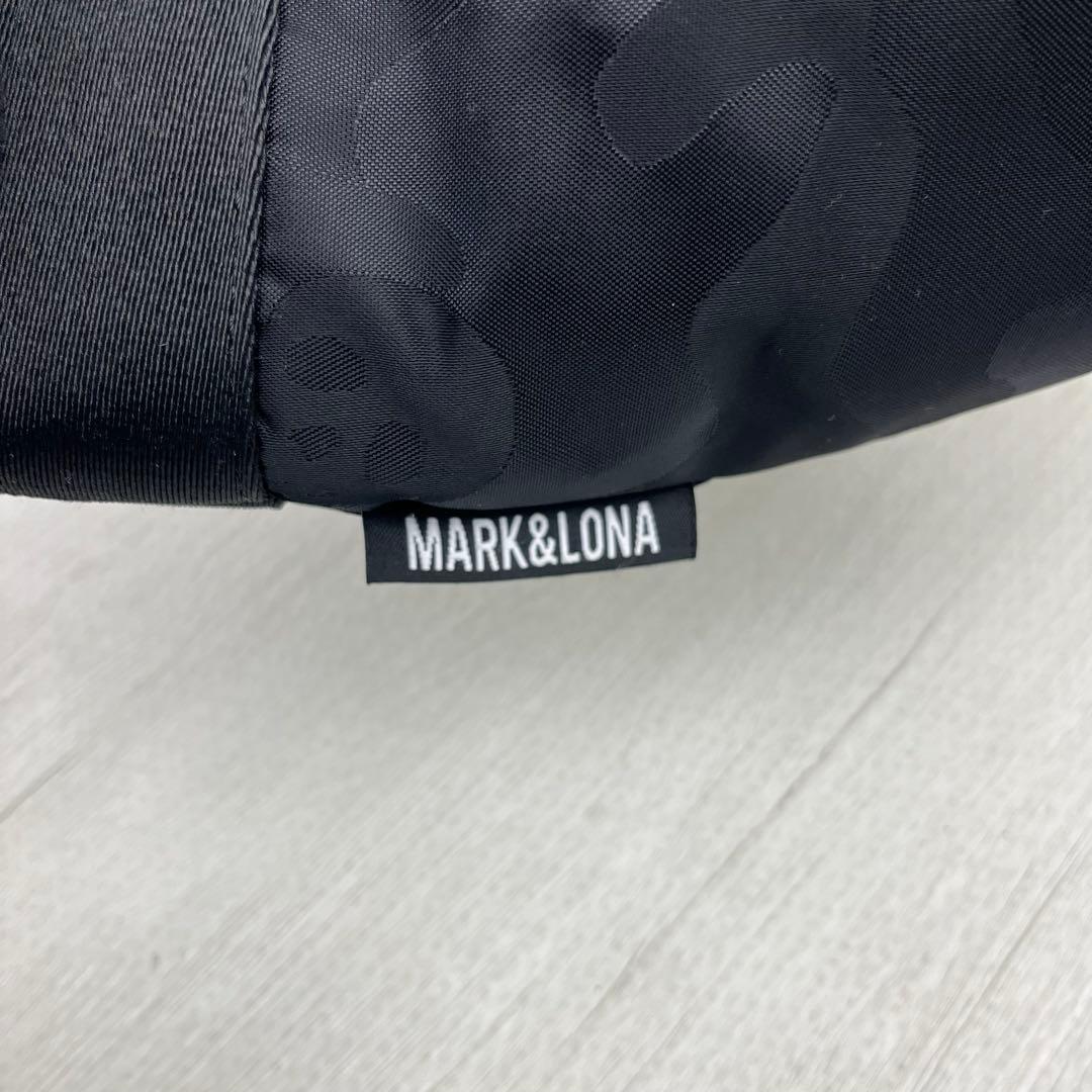 MARK&LONA マークアンドロナ ラウンドバッグ カートバッグ 迷彩ブラック