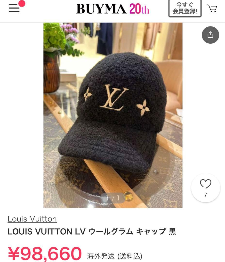 ルイヴィトン キャップ・ウールグラム