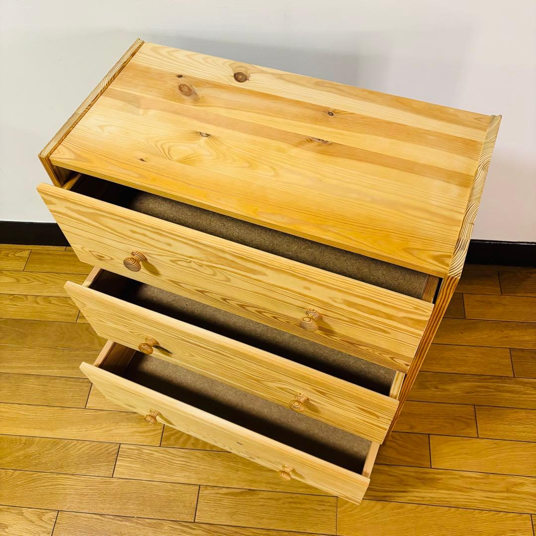 美品　IKEA チェスト　RAST ラスト　パイン材　送料込み　廃盤品