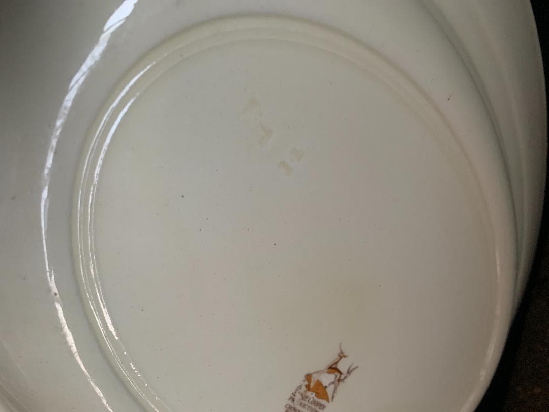 英国 スージークーパー グレイリーフ オーバル プラター 大皿 楕円