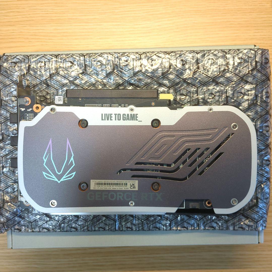 工*ト様 NVIDIA RTX4070 12GB ZOTAC 美品