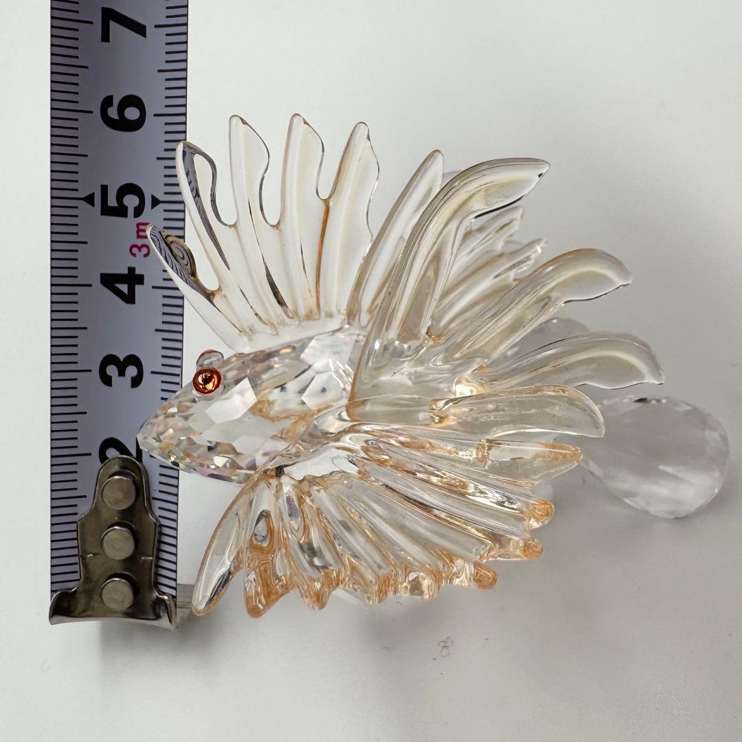 希少 廃盤品✨スワロフスキー カサゴ ライオンフィッシュ 置物 クリスタル