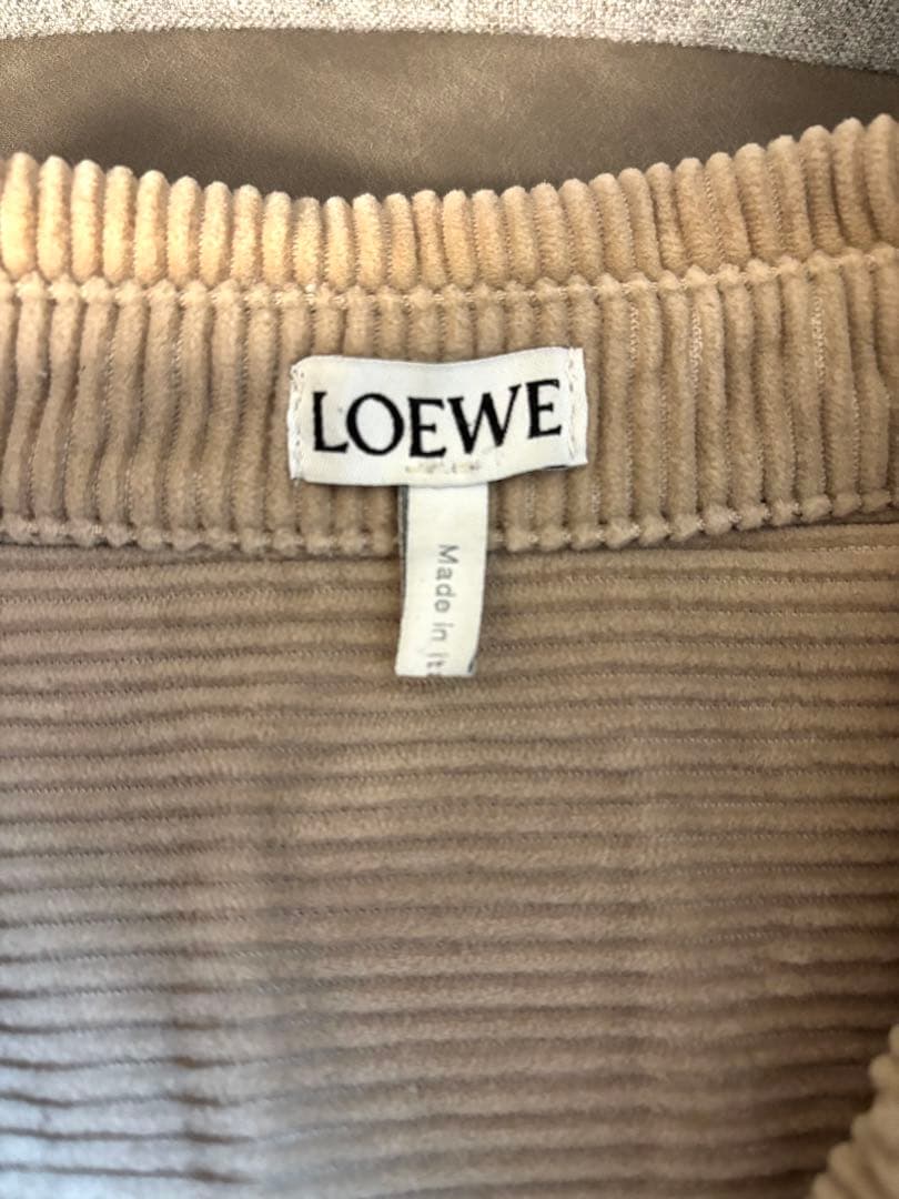 LOEWE コーデュロイボタンアップシャツ✨