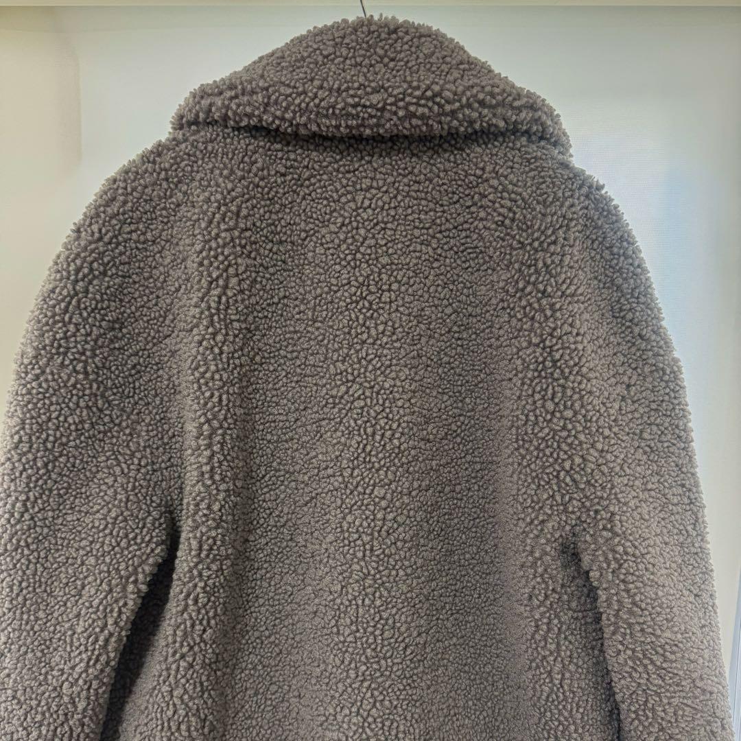 完売品　ZARA ダブルブレスト　フェイクボアコート　テディベア