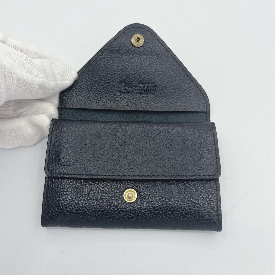 IL BISONTE イルビゾンテ 新品 ケース カードケース 黒 財布