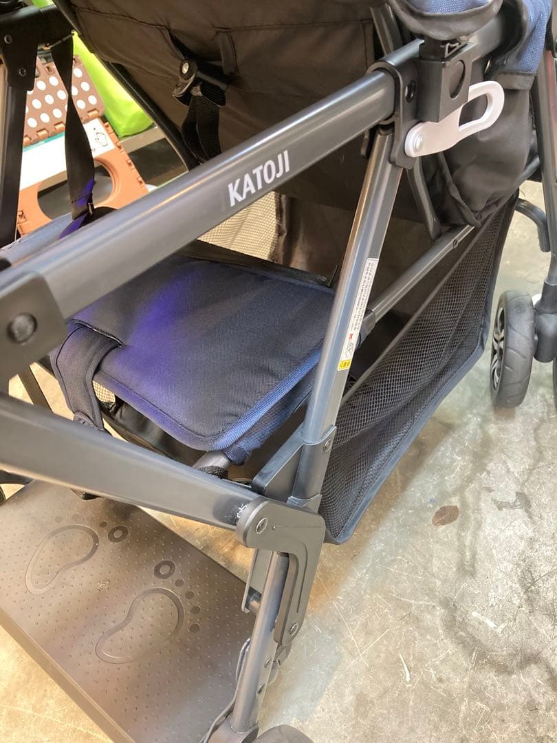 美品 KATOJI ベビーカー 2人でゴーDX 2人乗り 未使用カバー付き