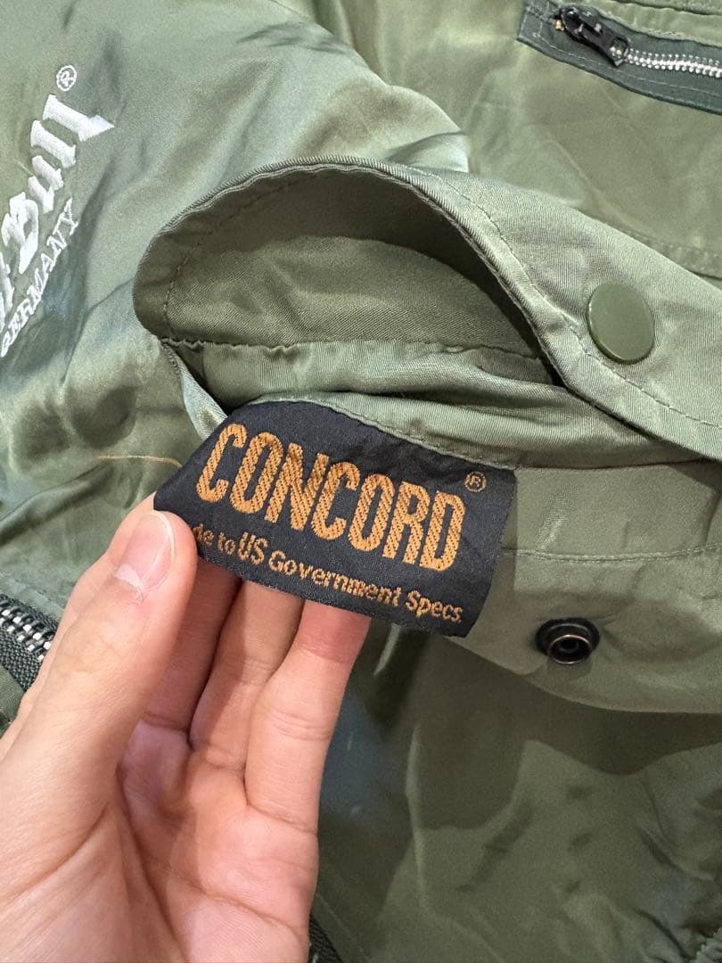 90s CONCORD 短丈MA-1ジャケット