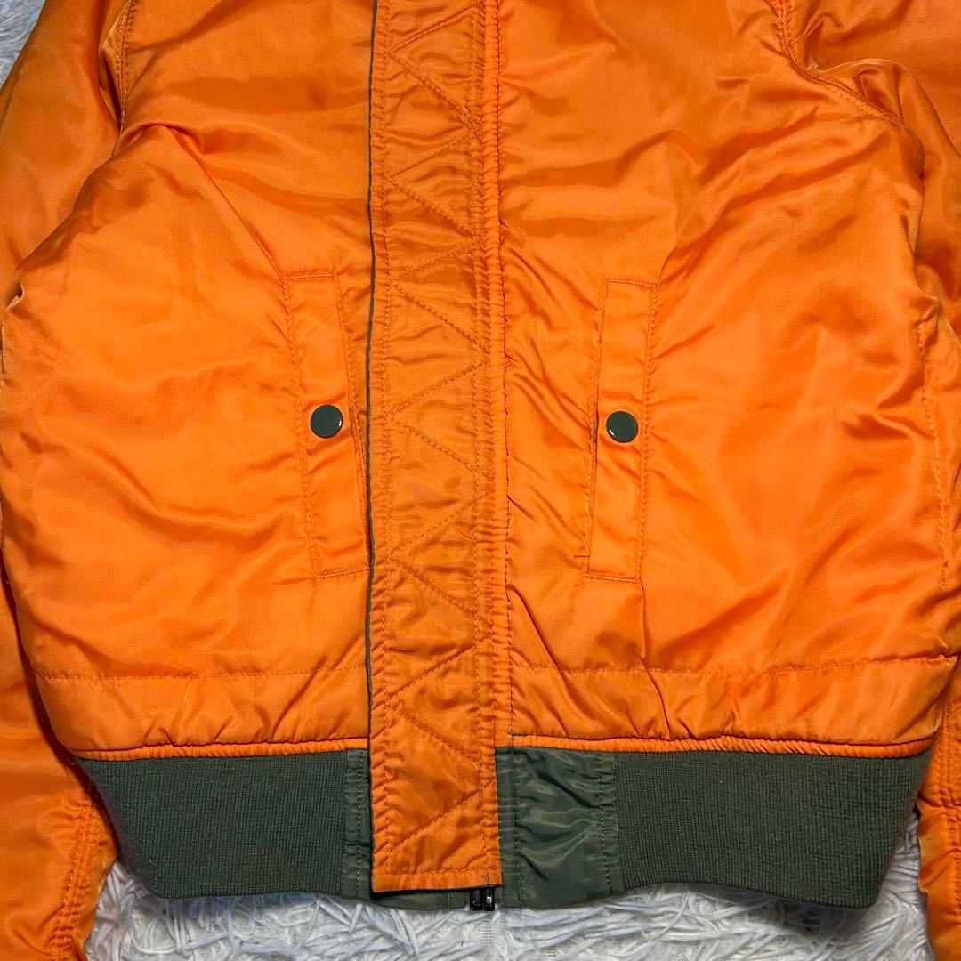 90s alpha industries ma-1 フライトジャケット　グリーン